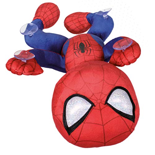 Marvel - Peluche Spiderman trepador con ventosas 12'60"/32cm Calidad Soft