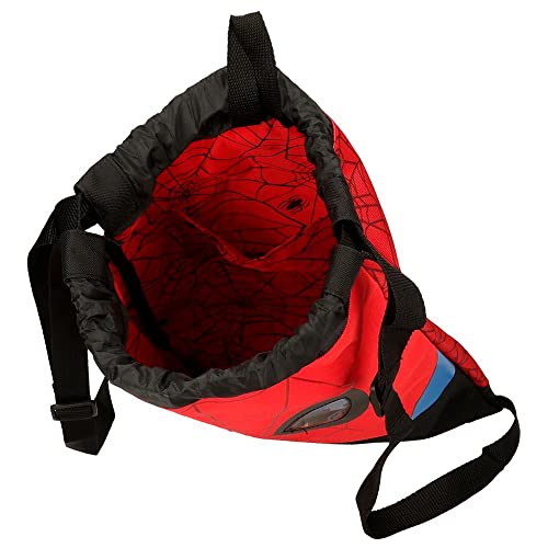 Marvel Spiderman Protector mochila Saco Rojo 30x40 cms Poliéster 0,6L