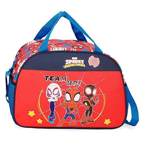 Marvel Spidey and Friends Bolsa de Viaje Rojo 40x28x22 cms Poliéster 24,64L