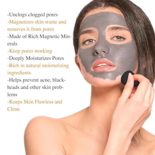 Máscara Magnética Rica En Minerales,Máscara Facial Magnética,Máscara Magnética Rica En Minerales,Máscara Limpiadora De Poros,Máscara Eliminadora De Espinillas,Máscara Facial Despegable (3 piezas)