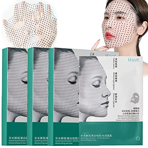 Mascarilla biofacial nanomagnética, mascarilla biofacial nanomagnética, mascarilla facial de terapia magnética de punto magnético, aumenta la circulación de la piel y el colágeno (3 cajas)