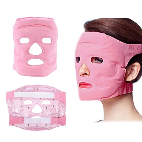 Mascarilla Facial De Turmalina, Mascarillas De Belleza Facial Masajeador Magnético De Gel De Turmalina Masaje De Compresión En Frío Frío Cuidado Facial Mujeres