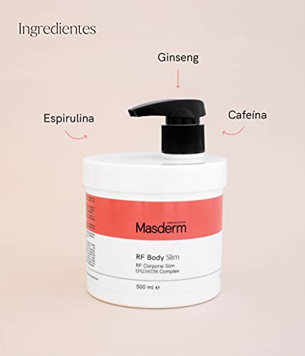 MASDERM | Crema Anticelulitica Reductora Abdomen 500 ML | Reafirmante | Mujer y Hombre | Quemagrasas Abdominal | Vientre Plano | Extreme