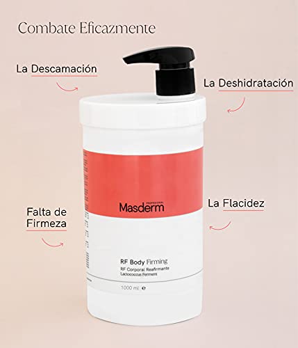 MASDERM | Gel-Crema Corporal Radiofrecuencia Reafirmante Hidratante 1000 ml | Profesional | Mujer | Cavitación | Ultrasonidos | Luz LED |