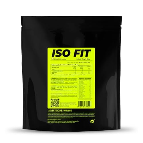 MASMUSCULO - MM Fit Line - ISO Fit - Proteína de Aislado de Suero - En Polvo - 2 kg - Bolsa 2 Meses - Recuperador Muscular - Aumento Masa Muscular - ISO Fit - Sabor Vainilla y Caramelo