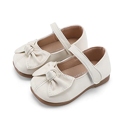 MASOCIO Merceditas Niña Manoletinas Zapatos Niñas Colegio Escolares Bailarinas Calzado Princesa Fiesta Talla 27 EU Beige