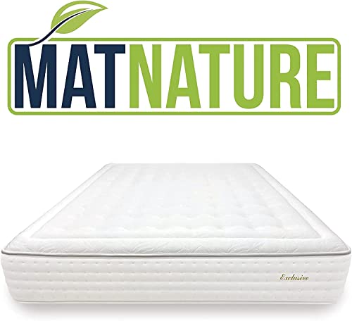 Matnature | Exclusive | Colchón 1200 Muelles Ensacados | Altura 32 cm | Viscosoft Indeformable y Reversible | Firmeza y Adaptabilidad Premium | Tejido Antideslizante (80 x 190 cm)