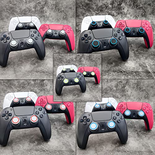 MatoSan® 20 de Colores Cubiertas de Agarre para el Mando de Xbox One Serie X S Controller Thumpstick Mando PS5 PS4 Sticks Joystick Accesorios de Protección para Mando de Playstation 5 Playstation 4