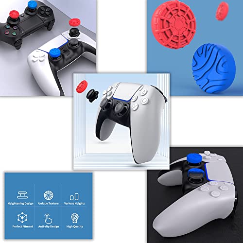 MatoSan® Accesorio de Control Elevado. Juego de Tapas de Agarre de Mejor precisión. Gorras de Asistencia para Playstation 5 Controladores. Accesorios PS4 PS5. Controlador. Sticks. Joystick