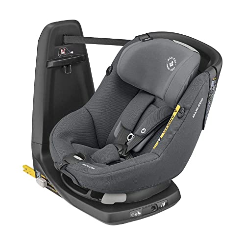 Maxi-Cosi Axissfix Silla de coche giratoria 360° isofix, silla auto reclinable y contramarcha para bebés 4 meses - 4 años, 61-105 cm, i-Size, Authentic Graphite