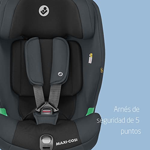 Maxi-Cosi Titan i-Size, Silla Coche Multiedad, 15 Meses-12 Años, 76-150 cm, ISOFIX, Protección Frente a Impactos Laterales G-CELL, 5 Posiciones, Reposacabezas Ajustable, Basic Grey