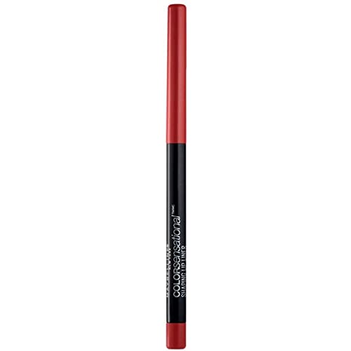 Maybelline New York, Perfilador de Labios, Color Sensational, Tono 90 - Brick Red