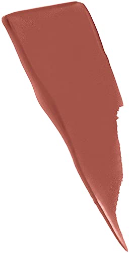 Maybelline New York, SuperStay Matte Ink, Pintalabios Mate de Larga Duración, Tono 70 - Amazonian, Marrón Claro Nude