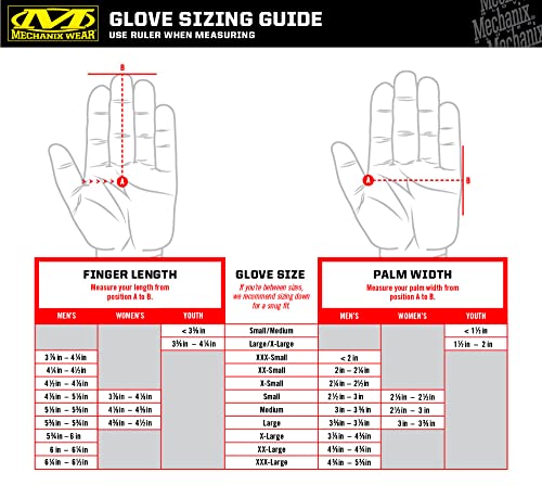 Mechanix Wear - Guantes Originales (Grande, Negro)