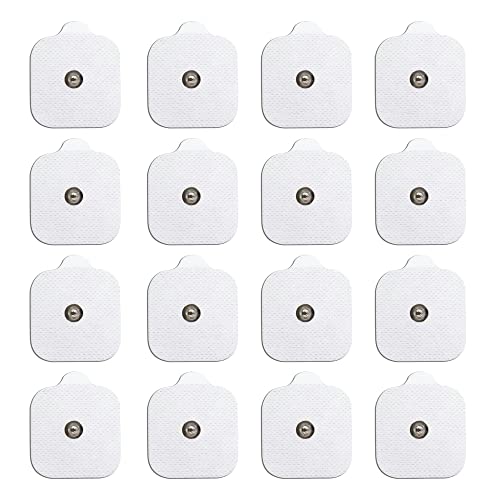 MED-FIT 5x5cm Flexi iSTIM 16 x 3.5mm Stud (tipo snap/boton) TENS Almohadillas autoadhesivas encajan con BEURER, SANITAS y VIRTUALMENTE todas las Maquinas de masaje TENS en Amazon.