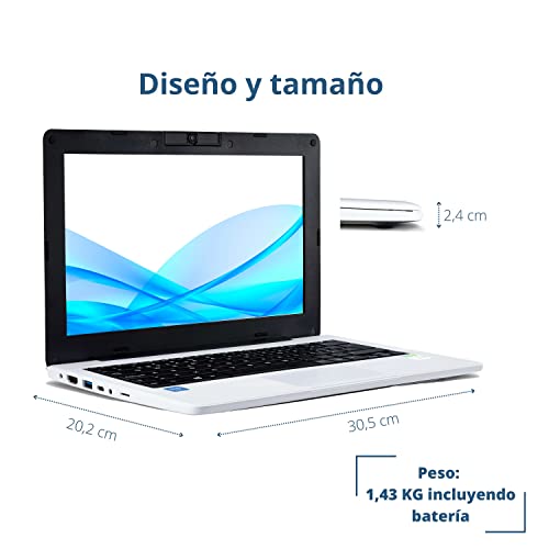 MEDION MD62368 Ordenador Portátil, Intel N3450, RAM 4 GB, Emmc 64 GB, Windows 10 Pro Academic, Educación, AKOYA, 11.6 Pulgadas