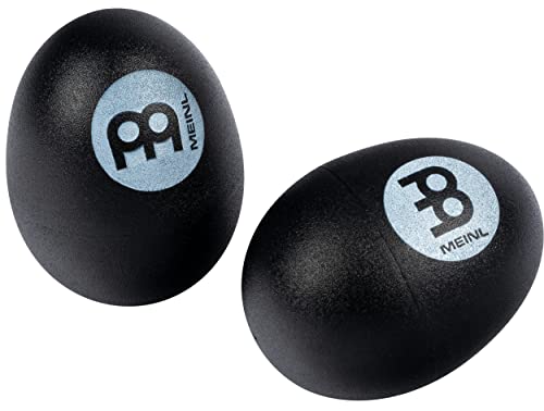 Meinl Percussion ES2-BK - Juego de shakers con forma de huevo, color negro