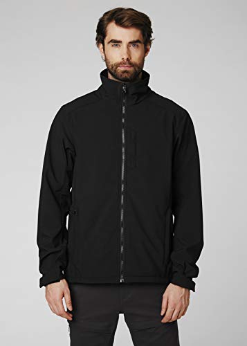 Mens Helly Hansen Paramount Softshell Jacket, Negro, XL