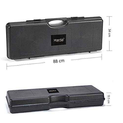 Merdia Fundas Rígidas para Rifles Funda para Pistola Precision Hard Rifle Gun Case con Caja de Pistola de Espuma enrollada intensiva