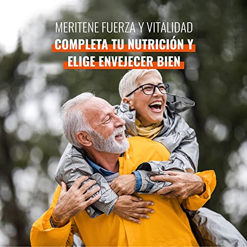 Meritene Fuerza y Vitalidad - Suplemento Alimenticio Formato Polvo – Batido de Proteínas Vitaminas y Minerales – Café Descafeinado – Suplemento Nutricional y Refuerzo del Sistema Inmunitario