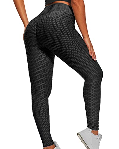 Merlvida Cintura Alta Leggins Mujer Push Up Anti-Cellulite Mallas de Deporte de Mujer - Elásticos Leggins Deportivos Mujer Levante Los Pantalones de Yoga/Ropa Deportiva Mujer para Yoga Fitness Running