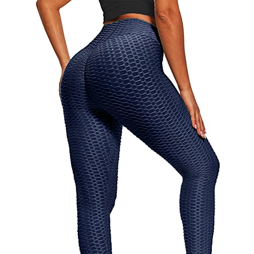 Merlvida Cintura Alta Leggins Mujer Push Up Anti-Cellulite Mallas de Deporte de Mujer - Elásticos Leggins Deportivos Mujer Levante Los Pantalones de Yoga/Ropa Deportiva Mujer para Yoga Fitness Running