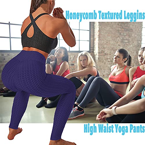 Merlvida Cintura Alta Leggins Mujer Push Up Anti-Cellulite Mallas de Deporte de Mujer - Elásticos Leggins Deportivos Mujer Levante Los Pantalones de Yoga/Ropa Deportiva Mujer para Yoga Fitness Running