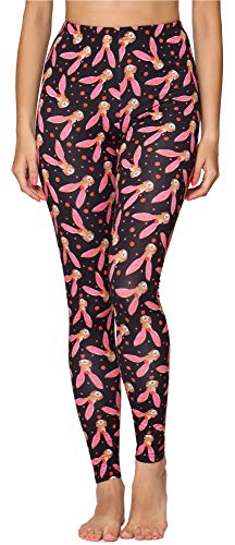 Merry Style Leggins Largos Mallas Deportivas Mujer MS10-338 (Liebres, L)