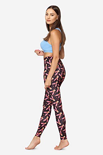 Merry Style Leggins Largos Mallas Deportivas Mujer MS10-338 (Liebres, L)