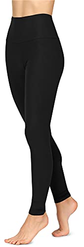 Merry Style Leggins Mallas Deportivas Largos Mujer MS10-300 (Negro, M)