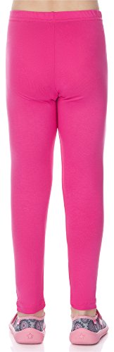 Merry Style Leggins Mallas Pantalones Largos Ropa Deportiva Niña MS10-130 (Rosa, 110 cm)