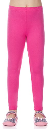 Merry Style Leggins Mallas Pantalones Largos Ropa Deportiva Niña MS10-130 (Rosa, 110 cm)