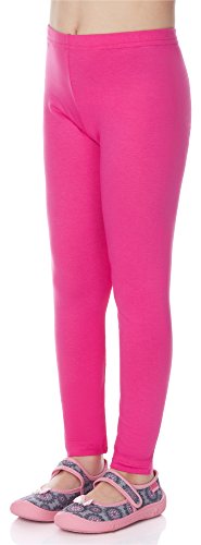 Merry Style Leggins Mallas Pantalones Largos Ropa Deportiva Niña MS10-130 (Rosa, 110 cm)