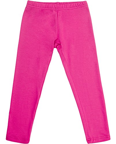 Merry Style Leggins Mallas Pantalones Largos Ropa Deportiva Niña MS10-130 (Rosa, 110 cm)