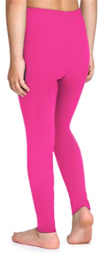 Merry Style Leggins Mallas Pantalones Largos Ropa Deportiva Niña MS10-225(Amaranto, 140 cm)