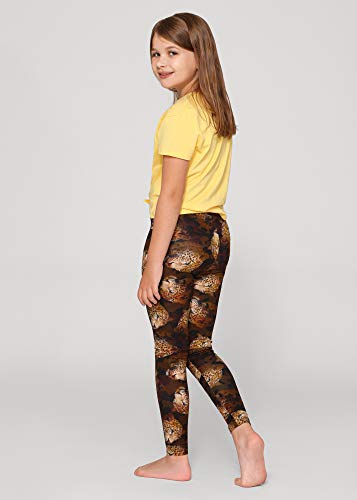 Merry Style Leggins Mallas Pantalones Largos Ropa Deportiva Niña MS10-337(Leopardo,152)