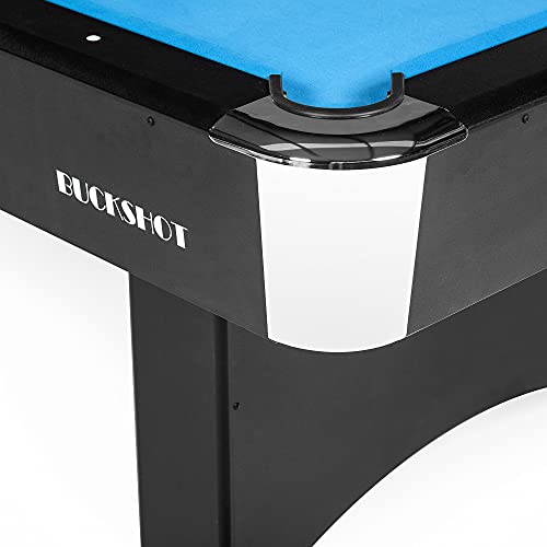 Mesa de Billar 9ft BuckShot Manhattan (282x155cm) - Billar Americano - Pool 9 ft - 150kg - Retorno de Bolos Automático - Accesorios Incluidos