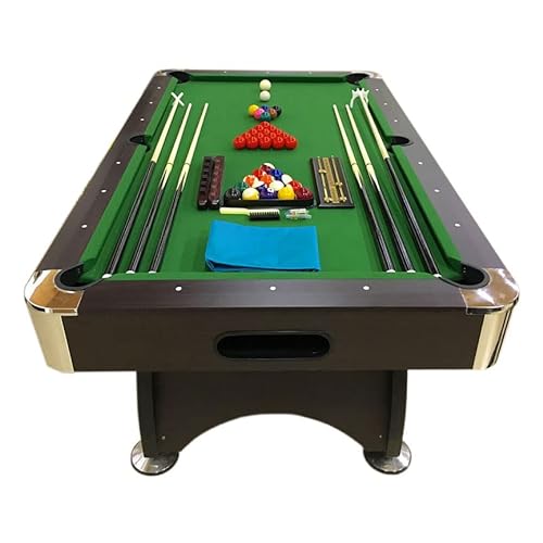 Mesa de Billar Juegos de Billar Pool 7 ft Carambola Full Medición de 188 X 96 cm Mod. Green Season