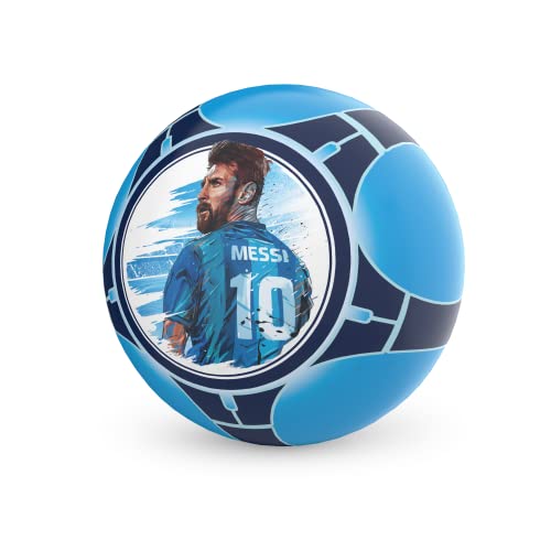 Messi MET35000 Training System - Pelota Hinchable, tamaño 2, Incluye Bomba, Multicolor