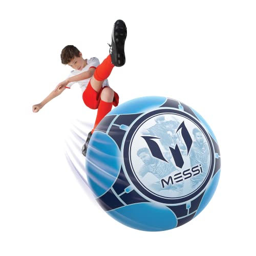 Messi MET35000 Training System - Pelota Hinchable, tamaño 2, Incluye Bomba, Multicolor