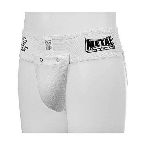 Metal Boxe MB146 - Protección genital para hombre, color negro, talla S