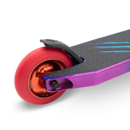 Metal Core Rueda Radical Monocromática para Scooter Freestyle, Diámetro 100 mm (Rojo)