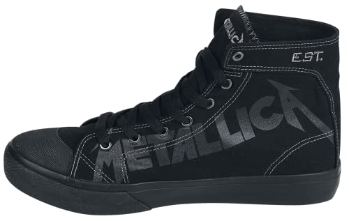 Metallica EMP Signature Collection Unisex Deportivas Altas Gris/Negro EU46 Textil