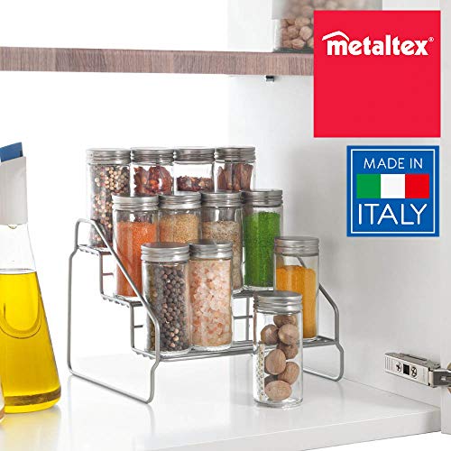 Metaltex STEPPO - Estante de cocina con 3 niveles