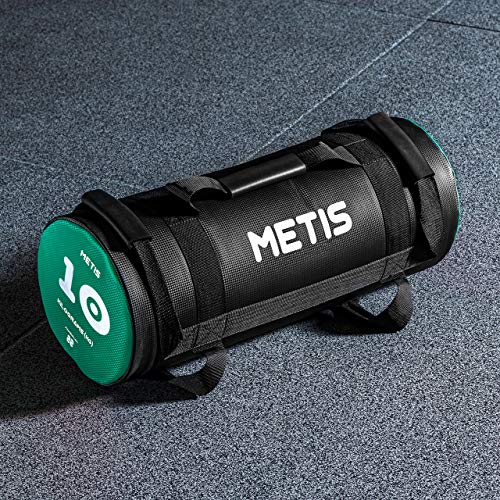 METIS Sacos Búlgaros – 5kg to 25kg | Sacos Lastrados de Fitness para Ganar Musculo, Equilibrio y Fuerza – Entrena en Casa y en el Gimnasio (10kg)