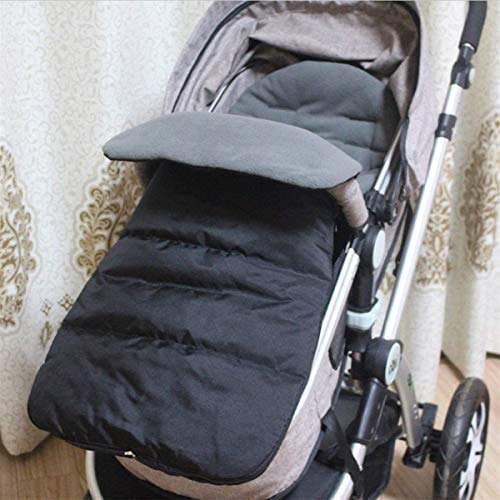 MHOYI Saco de dormir para bebé forro de algodón, para asiento de cochecito de bebé,cómodo y universal,cálido,para invierno,resistente al viento,al calor,carrito de bebé,cojines de algodón