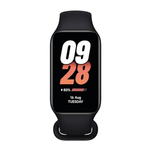 Mi Smart Band 8 Active, Monitorización Frecuencia Cardíaca, Supervisión del Sueño, 50+ Modos Deportivos, hasta 14 Días de Autonomía, Negro