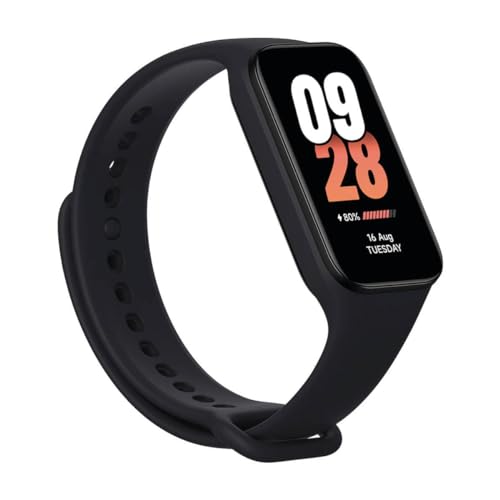 Mi Smart Band 8 Active, Monitorización Frecuencia Cardíaca, Supervisión del Sueño, 50+ Modos Deportivos, hasta 14 Días de Autonomía, Negro