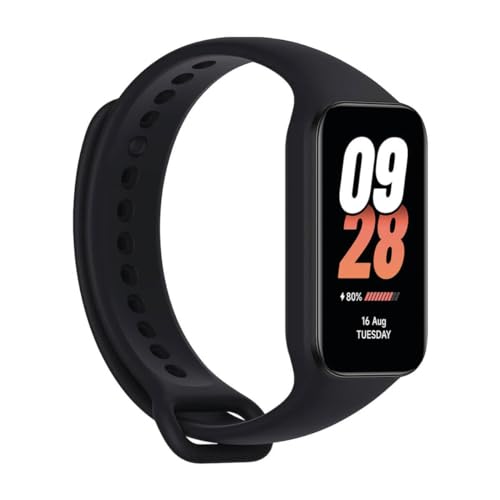 Mi Smart Band 8 Active, Monitorización Frecuencia Cardíaca, Supervisión del Sueño, 50+ Modos Deportivos, hasta 14 Días de Autonomía, Negro