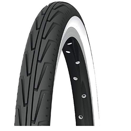 MICHELIN Cubierta, Rennradreifen City'J, 37-440 (500A Confort), Schwarz/Weiãÿ, FA003466038, Blanco, 500 A